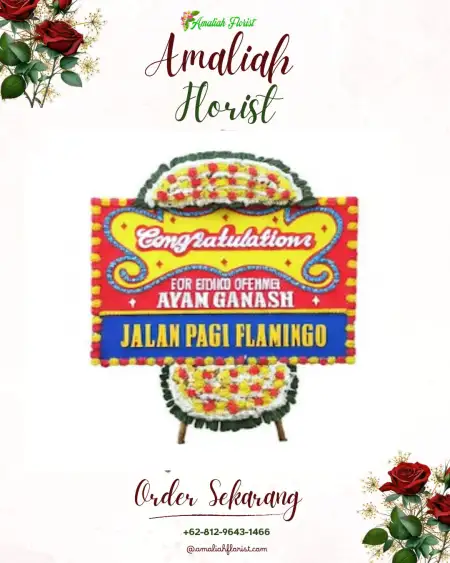 Sewa Papan Bunga Rampoang
